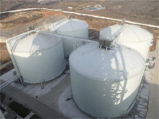 江苏5000吨立式粉煤灰储存罐